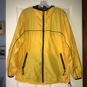 Bright Yellow Windbreaker